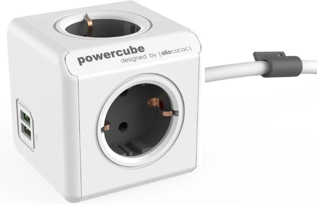 Allocacoc PowerCube Extended USB DE