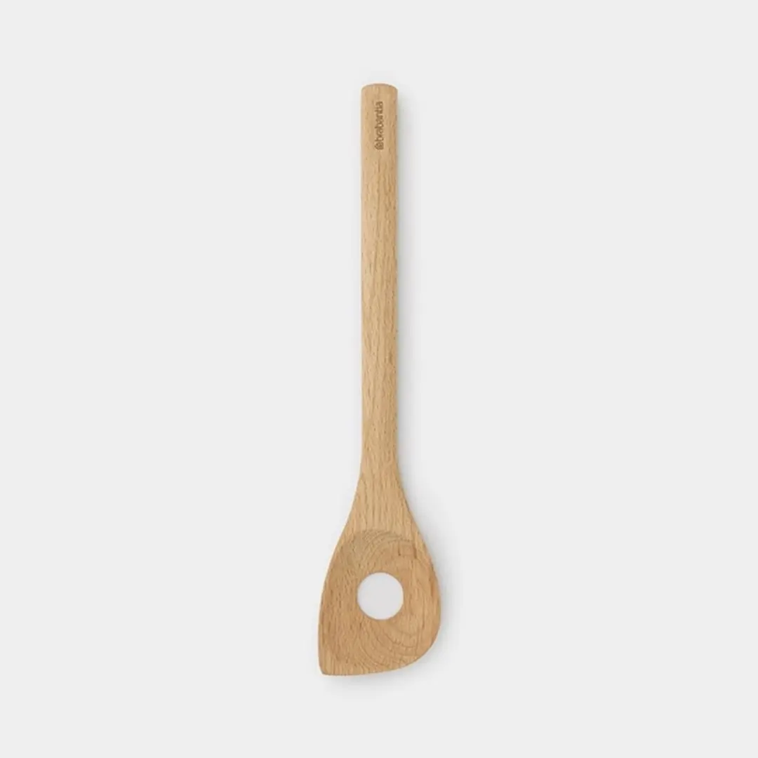 Brabantia Profile Pollepel met gat 260605 - Beukenhout
