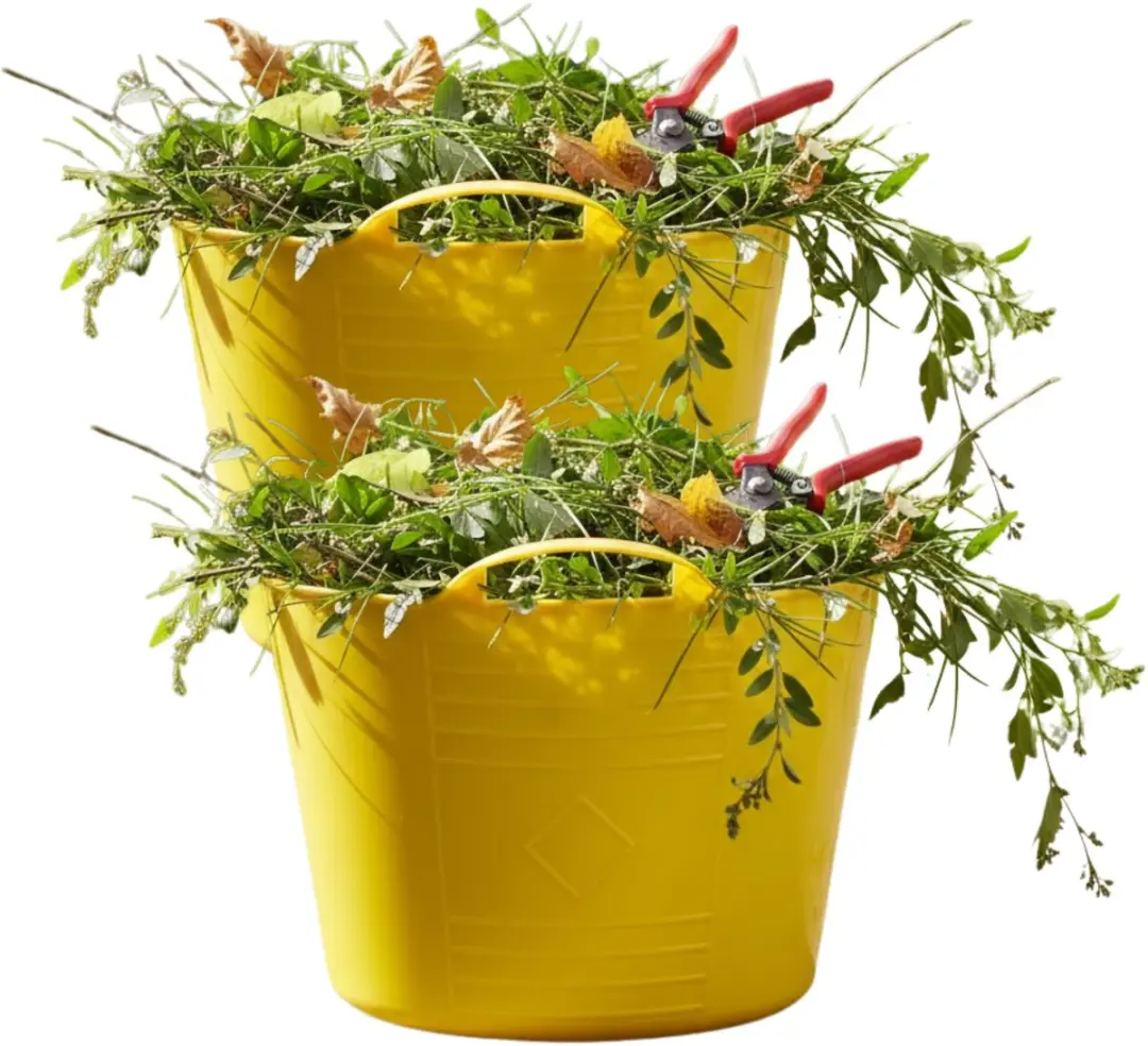 Excellent Houseware Flexibele Kuip Geel 15L