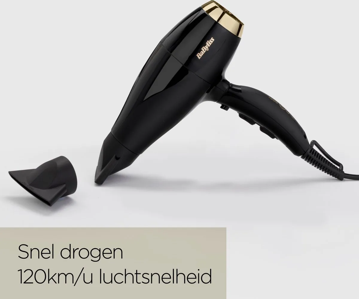 Babyliss Super Pro 2300 Föhn 6714E - 2300W - Zwart