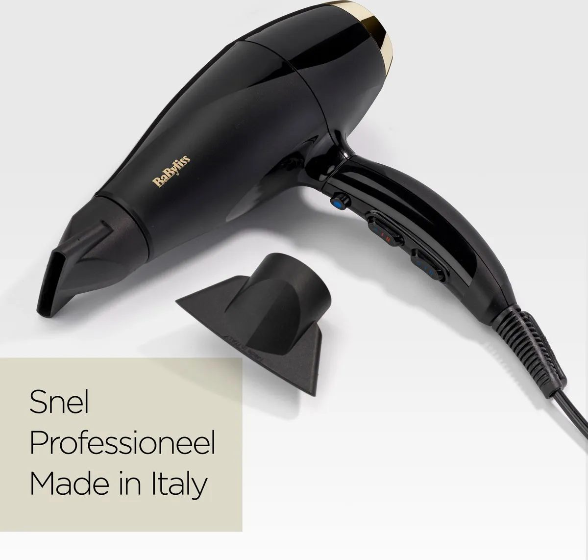 Babyliss Super Pro 2300 Föhn 6714E - 2300W - Zwart