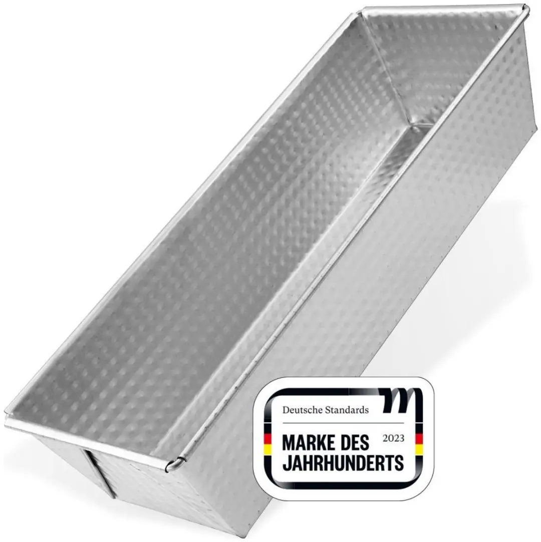 Zenker Cakevormen Set 2 Stuks - 25,5x11,2cm & 30x11,5cm - Grijs