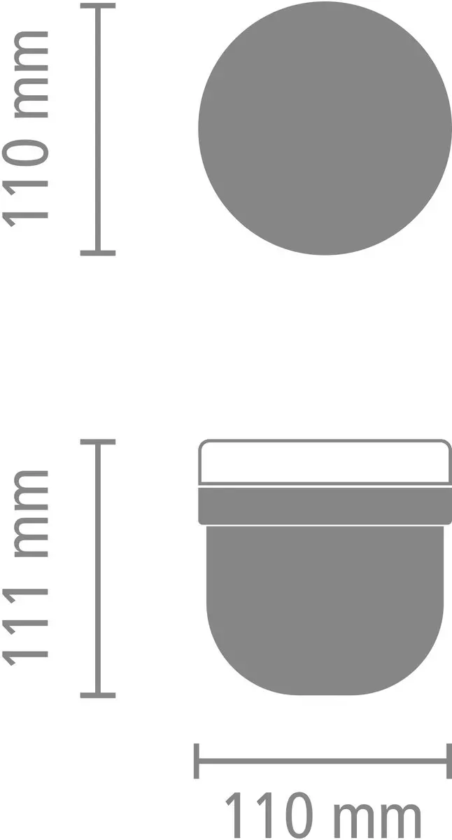 Brabantia Make & Take Yoghurtbeker To Go 500ml - Soft Beige