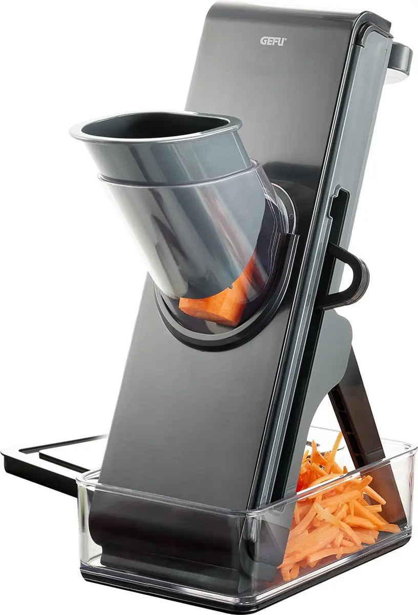 GEFU STANDO Mandoline G-89551 - Groentesnijder met opvangbak