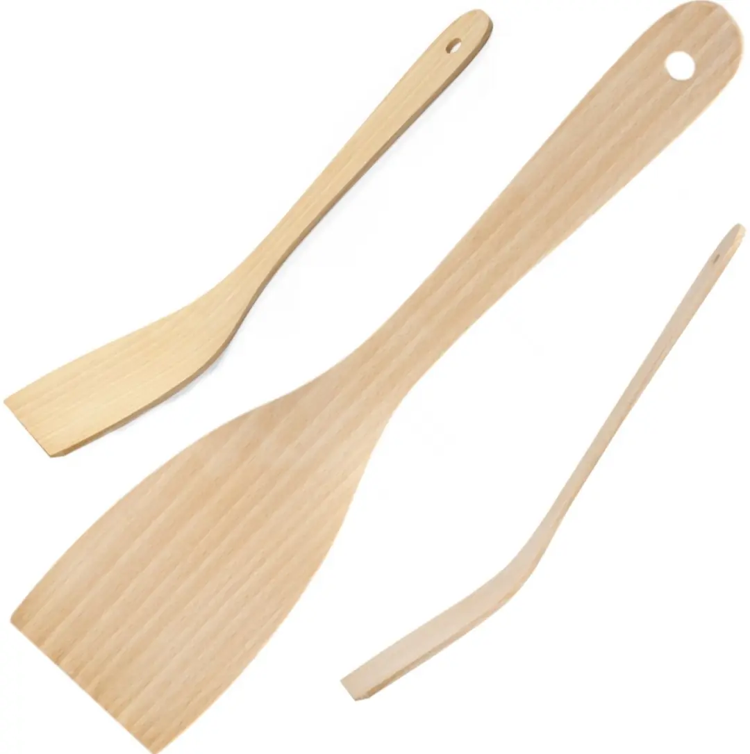 Hendi Houten Spatels - 2 Stuks 320x70mm