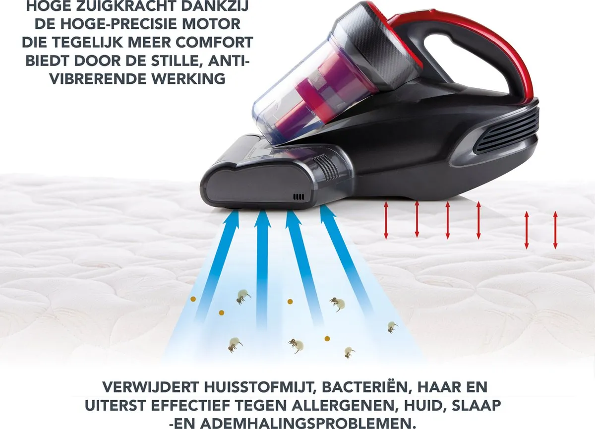Domo DO234S Power Brush Matrasreiniger - 700W - UV
