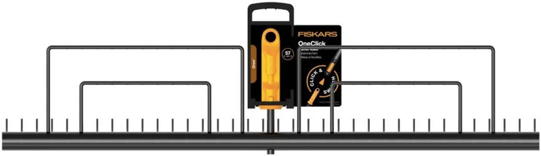 Fiskars QuikFit Hark 570mm - Kleurloos