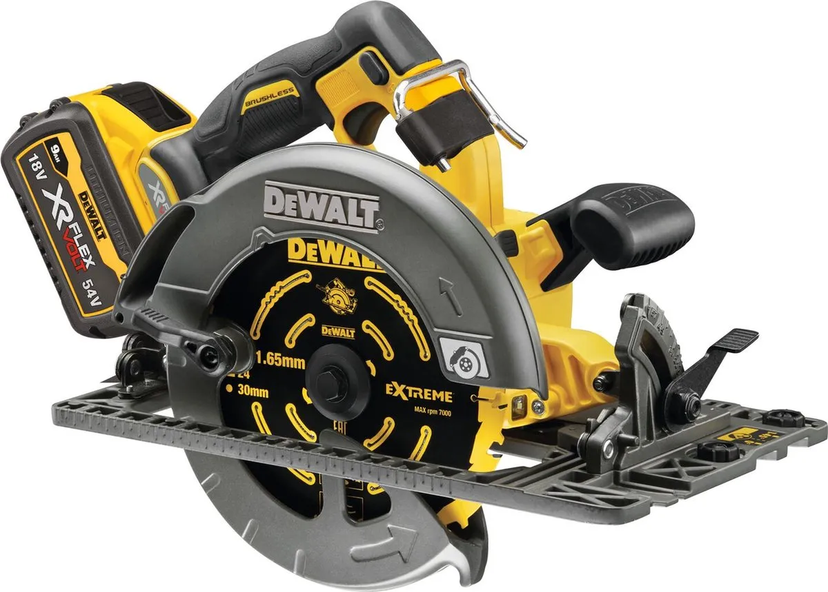 DeWalt DCS579X2 Accu Cirkelzaag 190mm 54V FlexVolt - 2x 9.0Ah - afbeelding 6 van 6