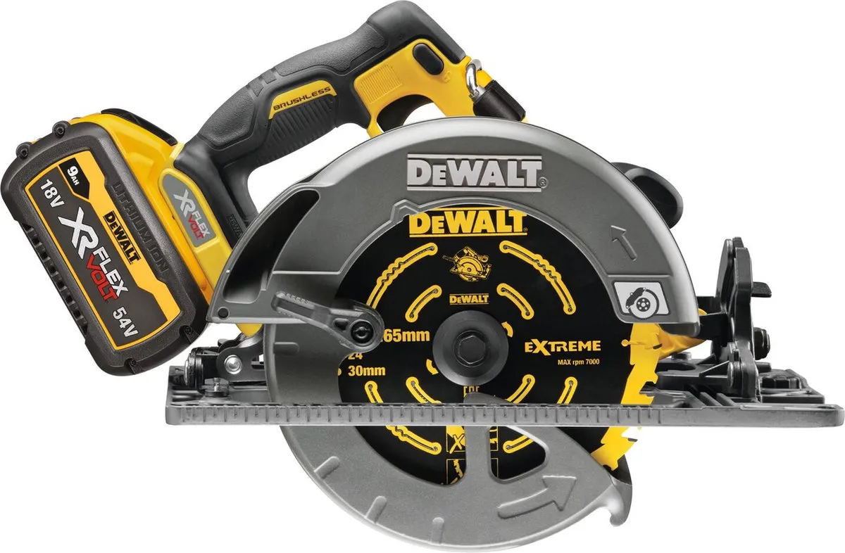 DeWalt DCS579X2 Accu Cirkelzaag 190mm 54V FlexVolt - 2x 9.0Ah