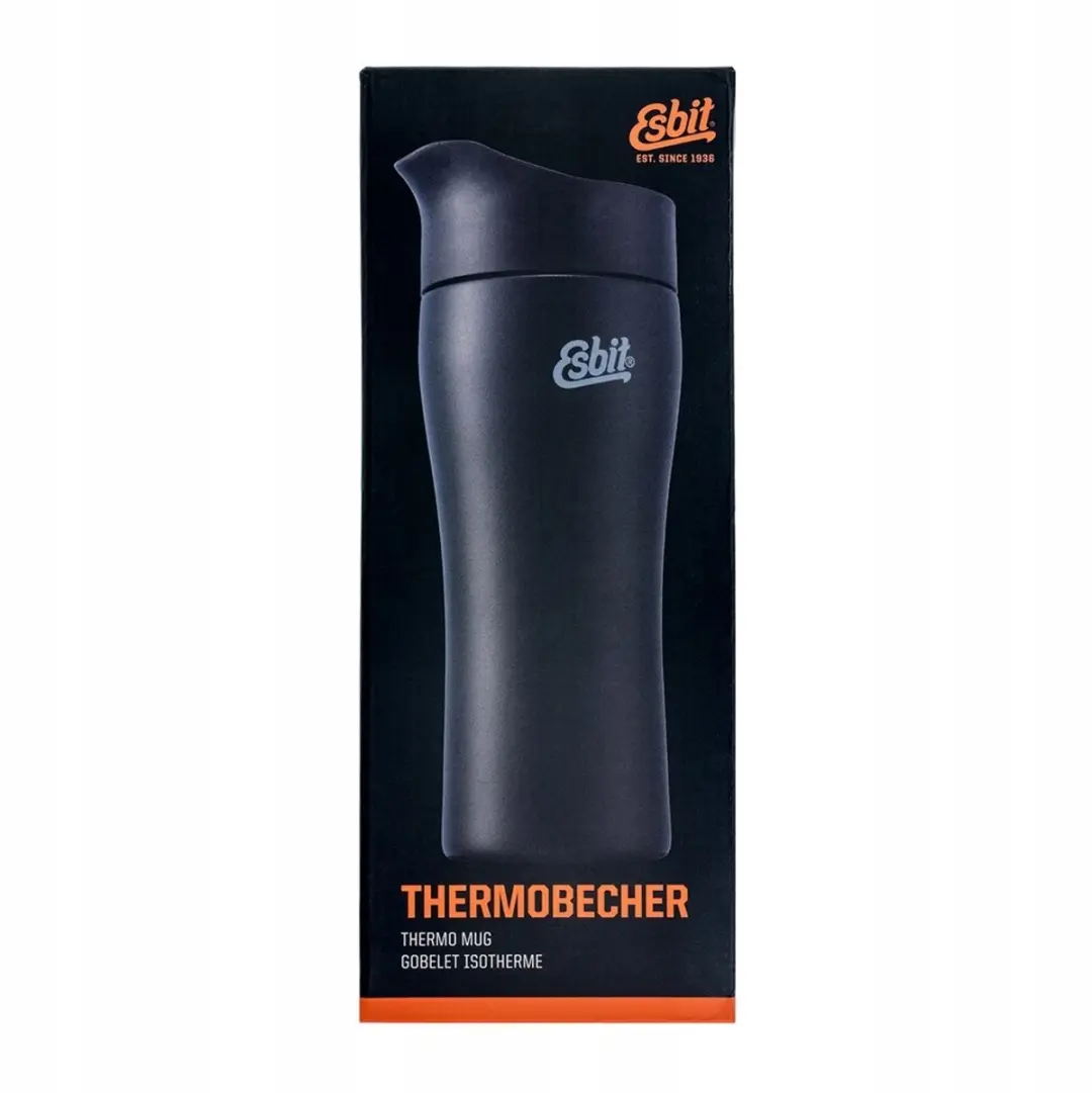 Esbit Thermo Mug 375ml - Roestvrij Staal - Zwart