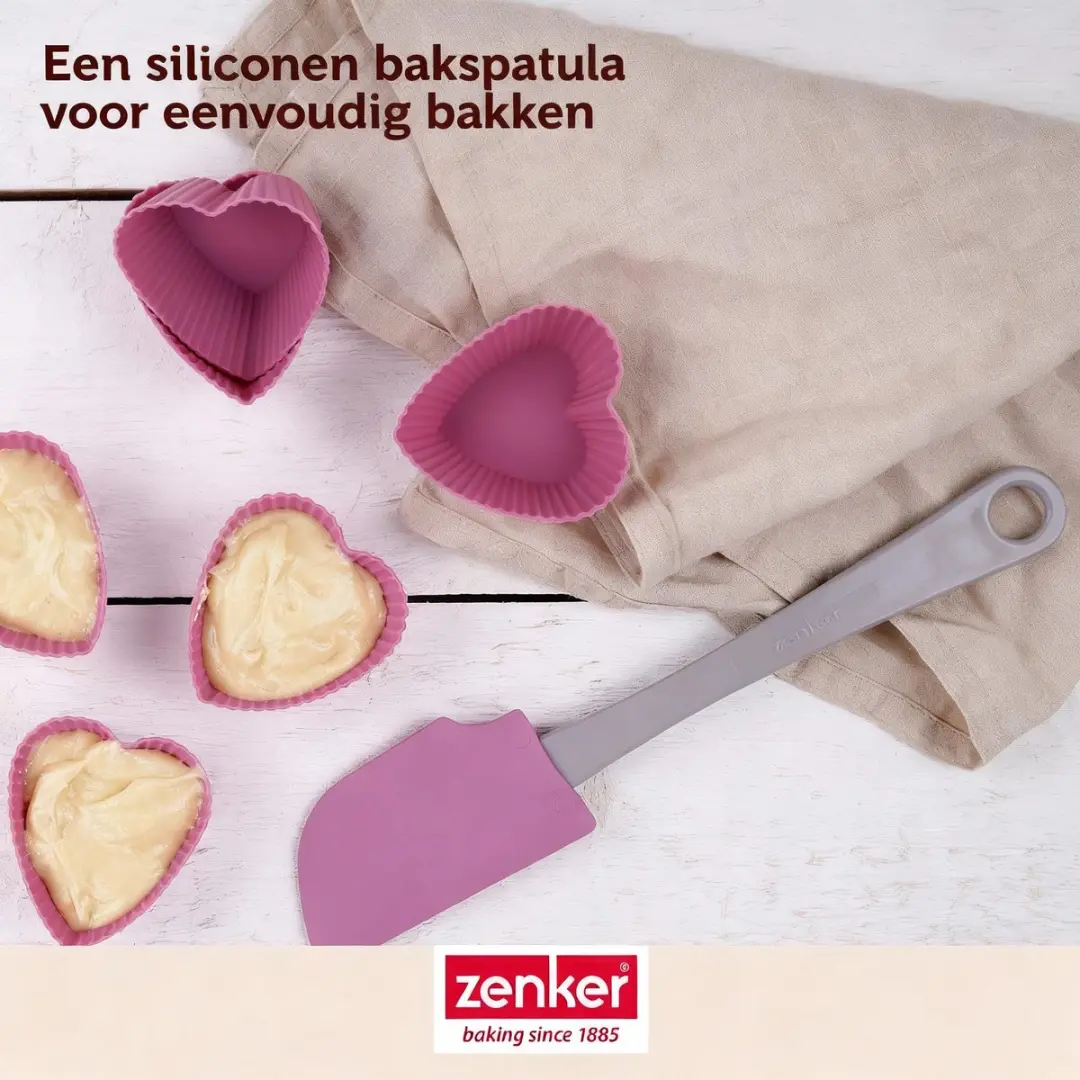 Zenker Bakkerijset Rum Baba 12 Stuks - 38,5x26,5cm Zwart
