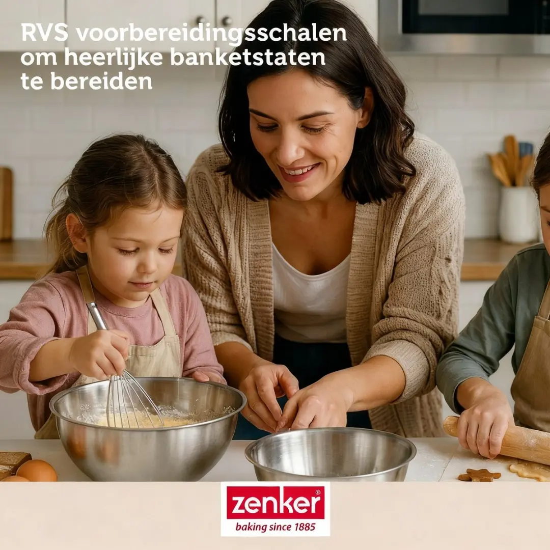 Zenker Bakkerijset Rum Baba 12 Stuks - 38,5x26,5cm Zwart