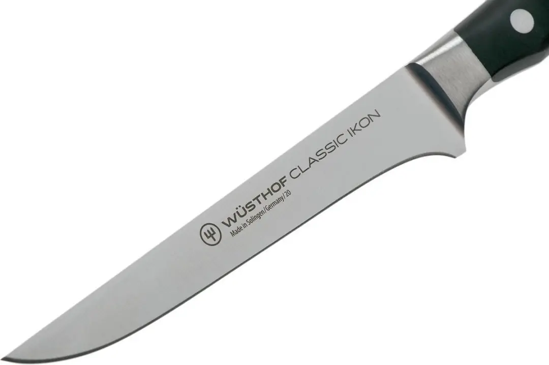 Wüsthof Classic Ikon Uitbeenmes 14cm RVS - Zwart