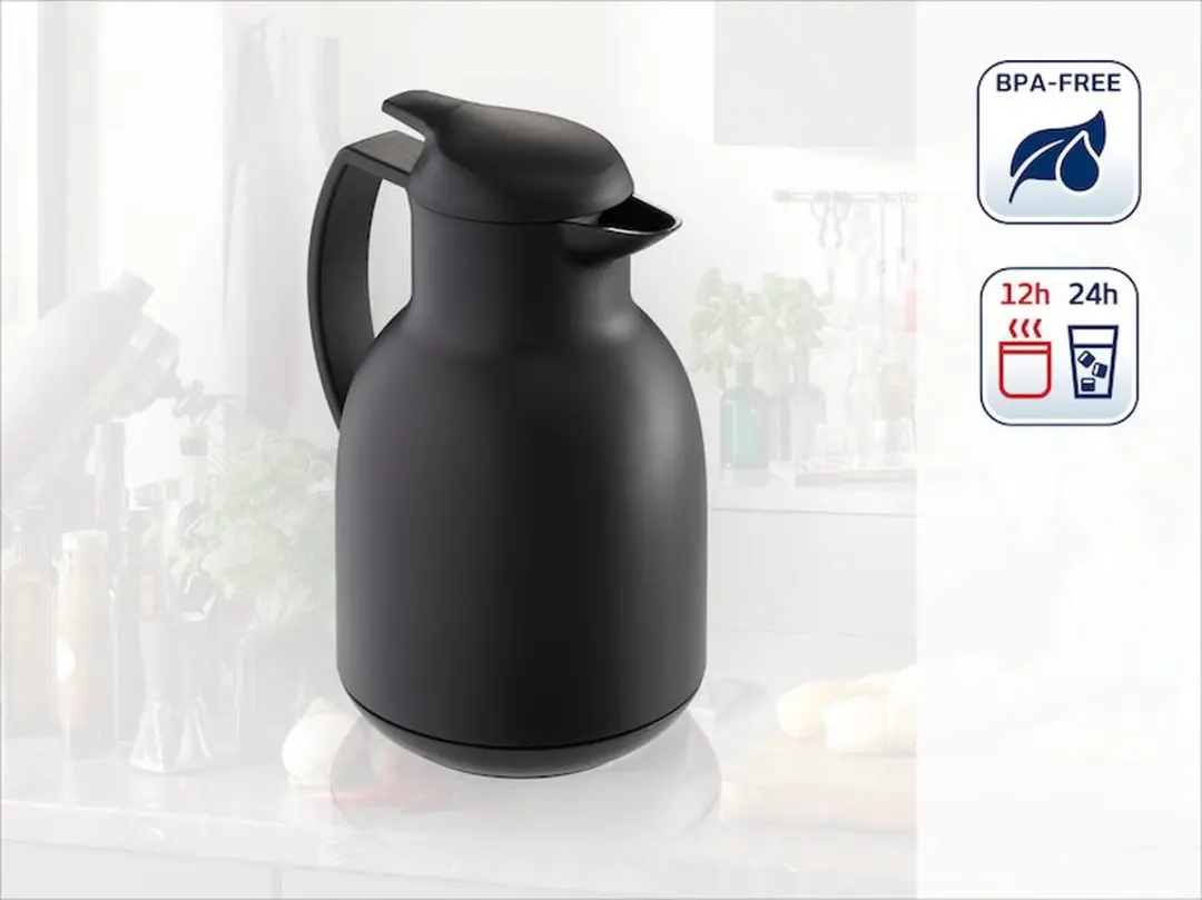 Leifheit Bolero Thermoskan 1L - Zwart
