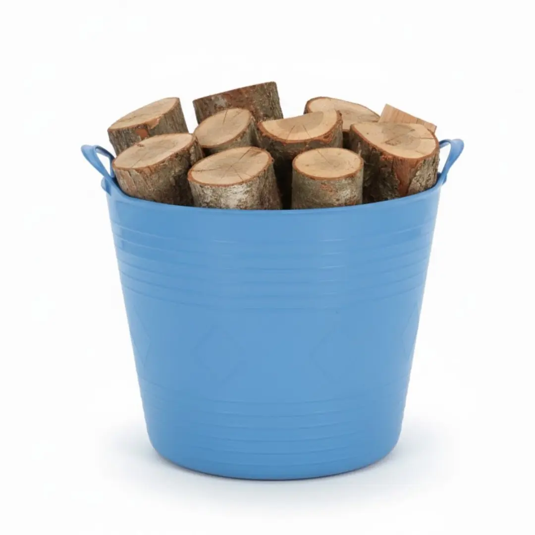 Excellent Houseware Flexibele Kuip 27L - Blauw