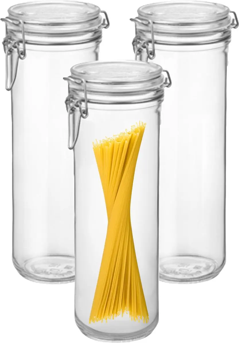 Bormioli Rocco Spaghettipot 4x - 1,5L - Ø9,5cm