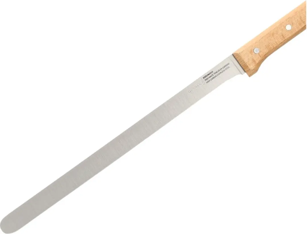Opinel Parallèle N°123 Ham-/Zalmmes 30cm - RVS/Beukenhout - afbeelding 6 van 6