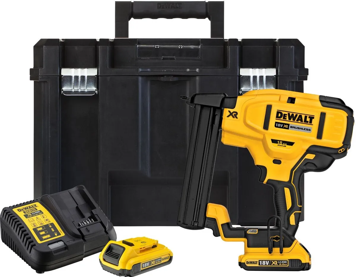 DeWalt DCN681D2 Niettacker 18V XR - 2x 2.0Ah Accu + Lader - afbeelding 2 van 2