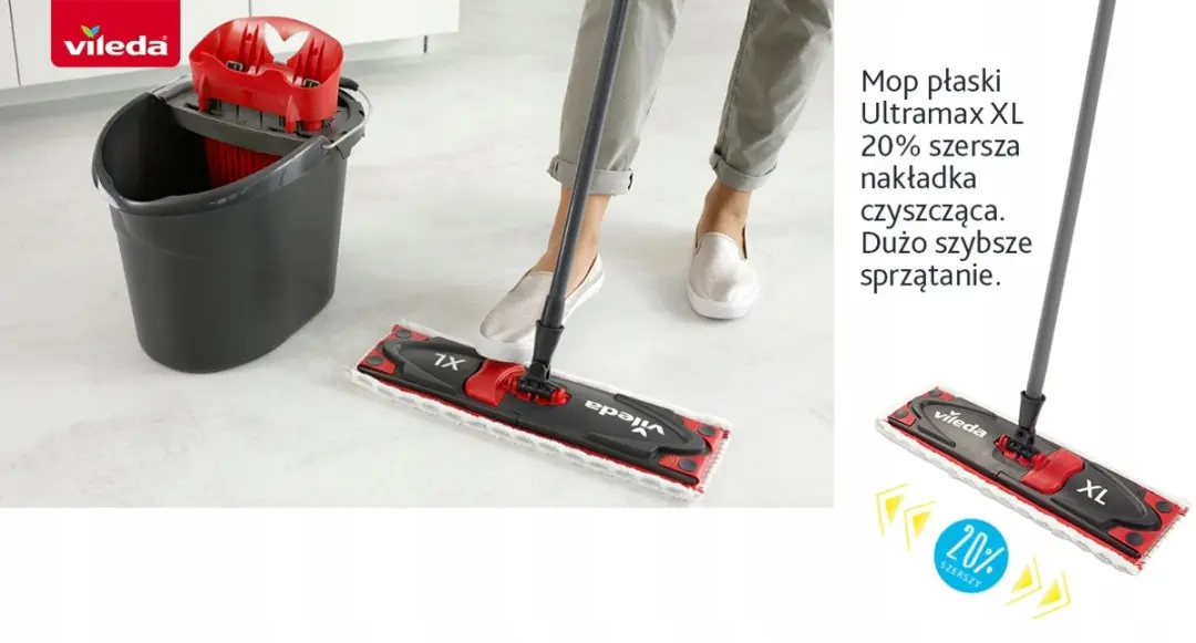 Vileda Ultramax XL Vloerwisser - Rood