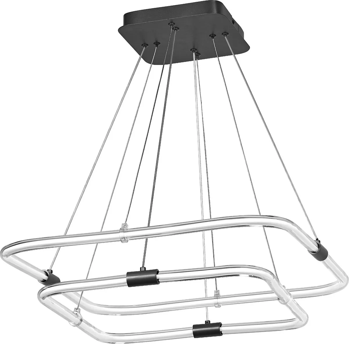 LEDVANCE Decor Tetragon Hanglamp 2x23W - 2500lm 3000K - Donkergrijs
