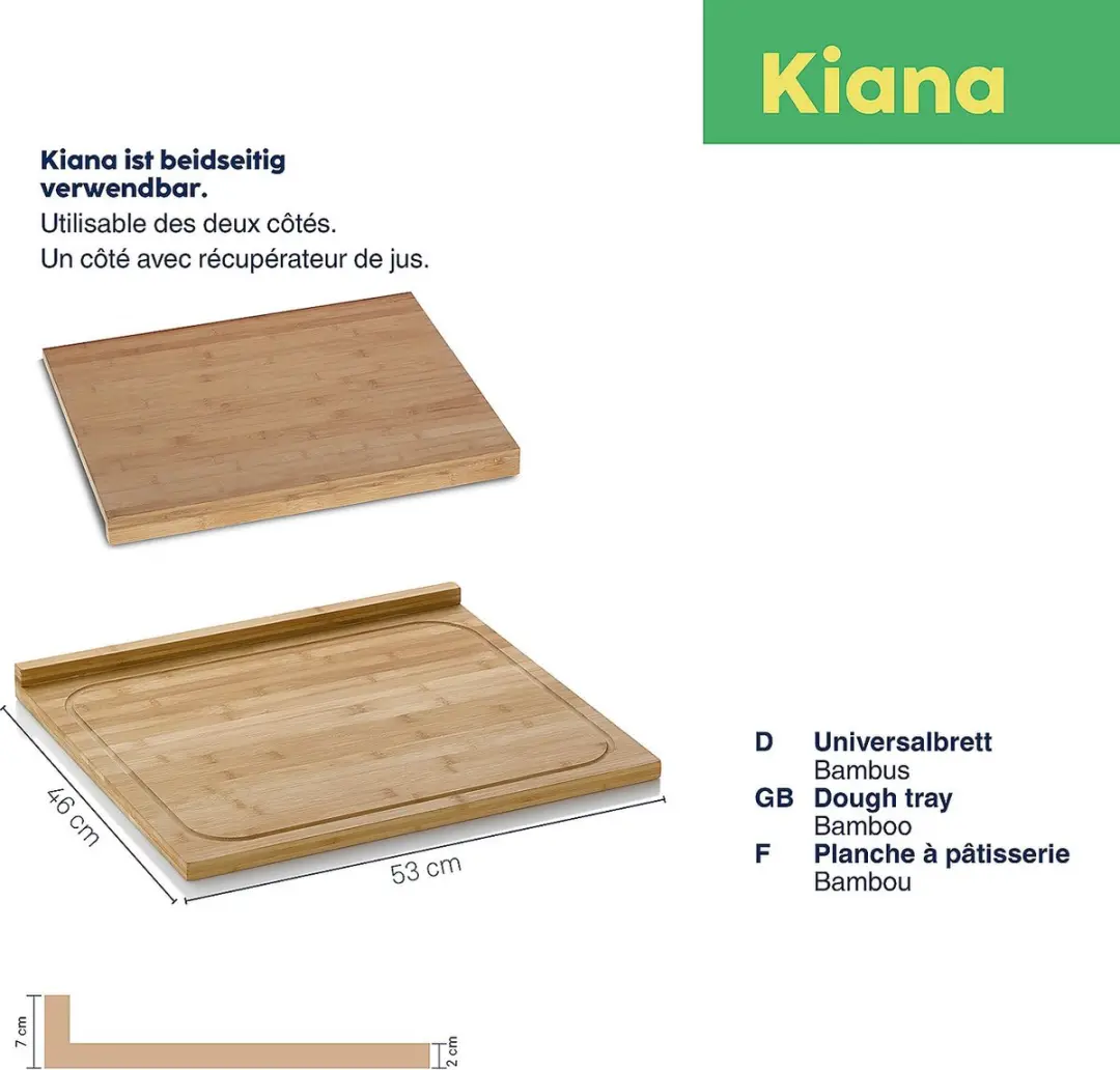 Kela Kiana Universele Snijplank Bamboe