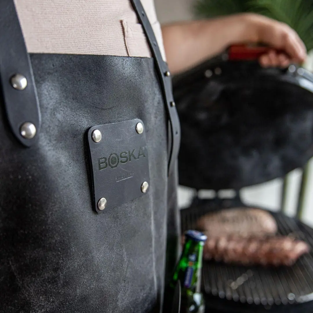 Boska Mr. Smith Leren Barbecueschort - 85,5x64cm