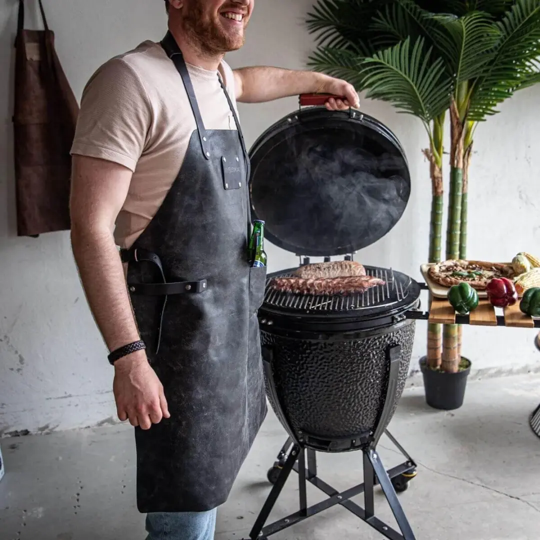 Boska Mr. Smith Leren Barbecueschort - 85,5x64cm