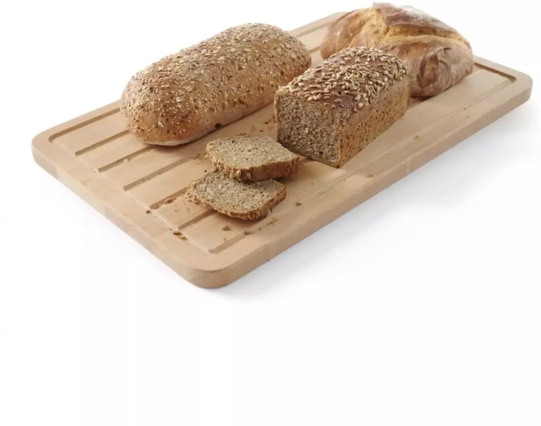 HENDI Stokbroodsnijplank Essenhout 530x325mm - Geolied - afbeelding 6 van 6