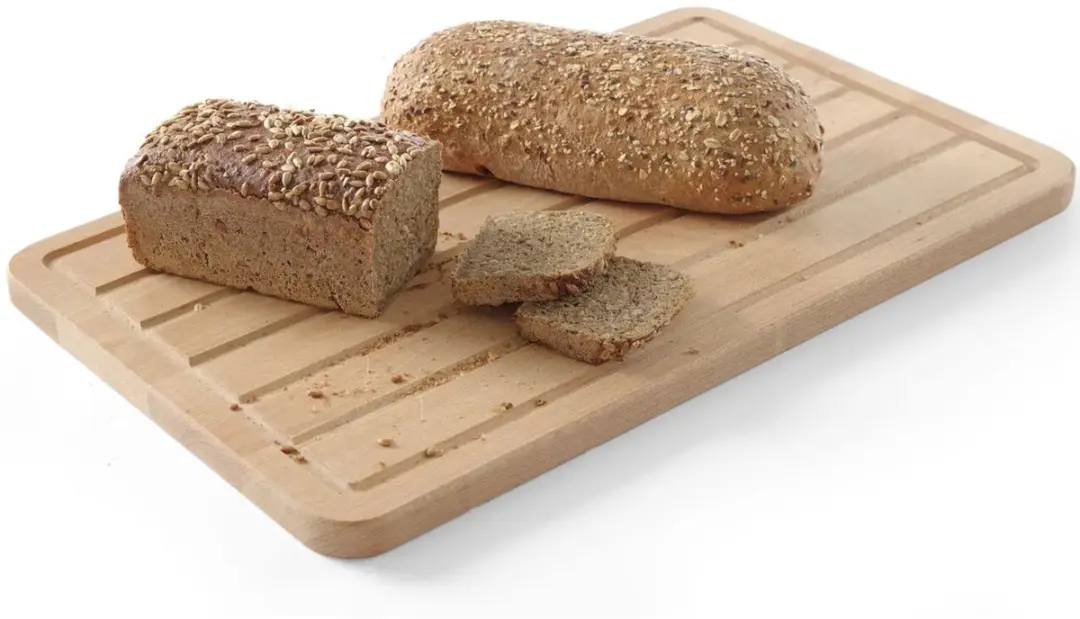 HENDI Stokbroodsnijplank Essenhout 530x325mm - Geolied