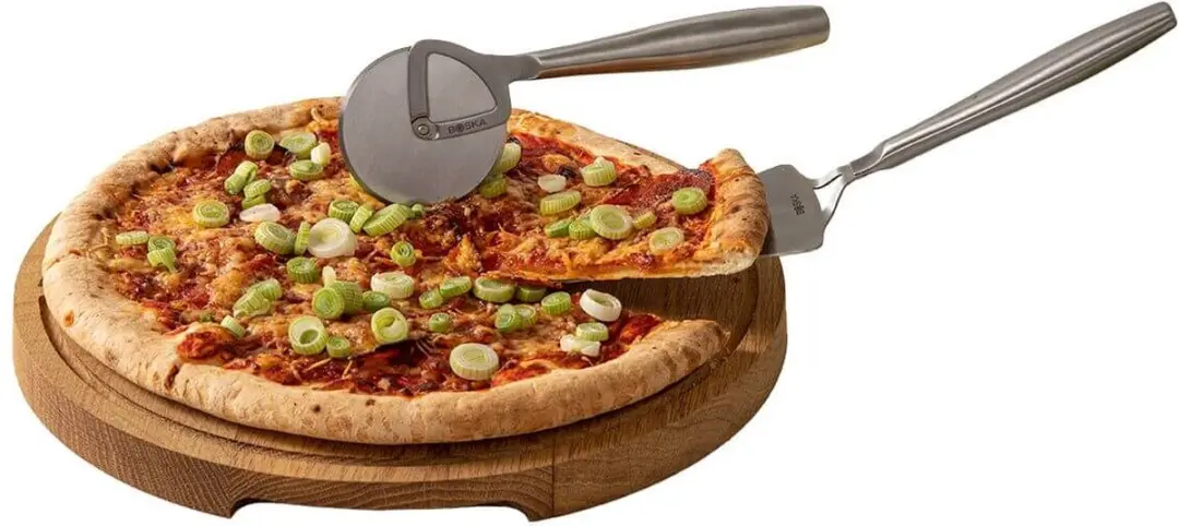 Boska Copenhagen Pizzaset - Spatel & Snijder RVS - Zilver