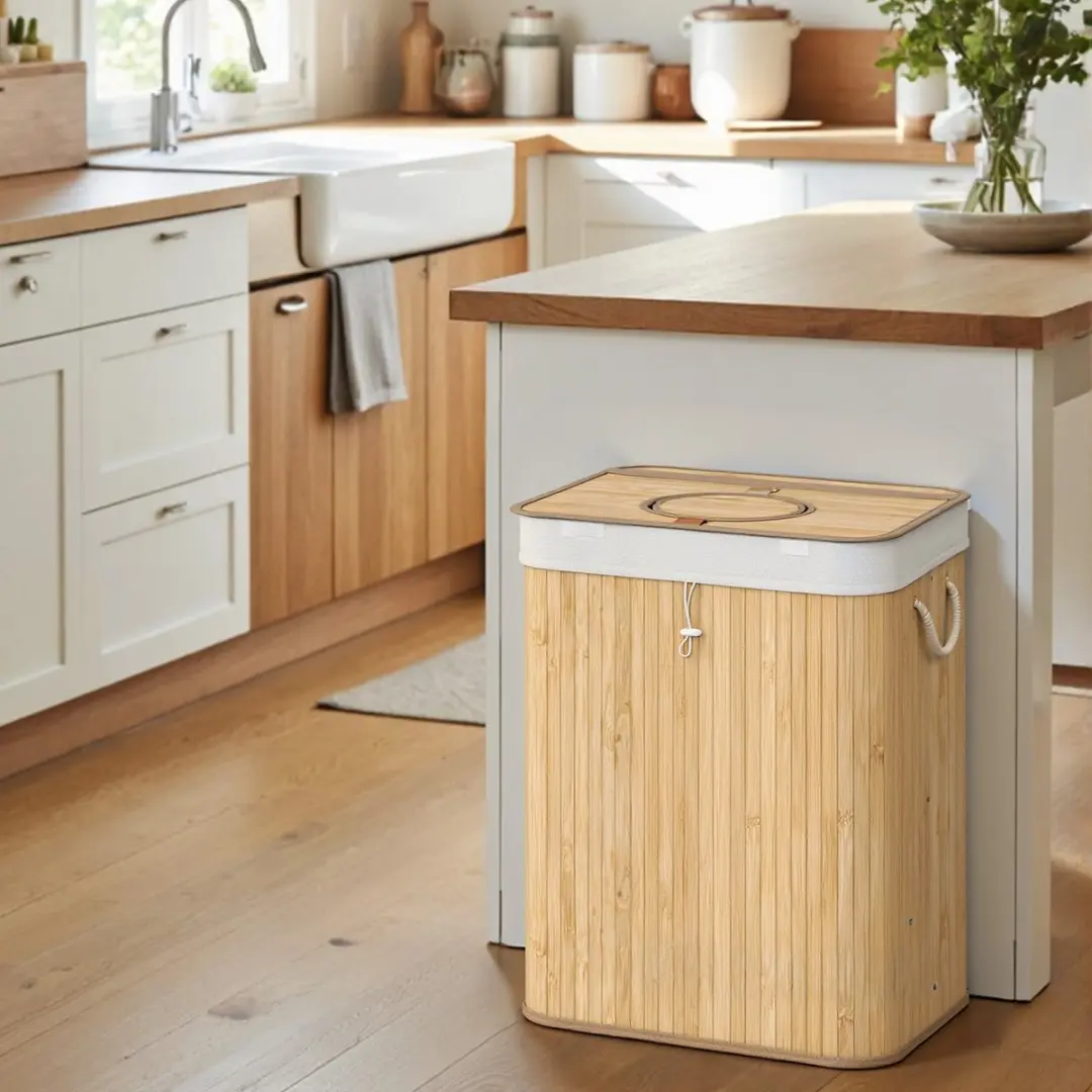 Songmics Flessensorteerder 95L - Bamboe