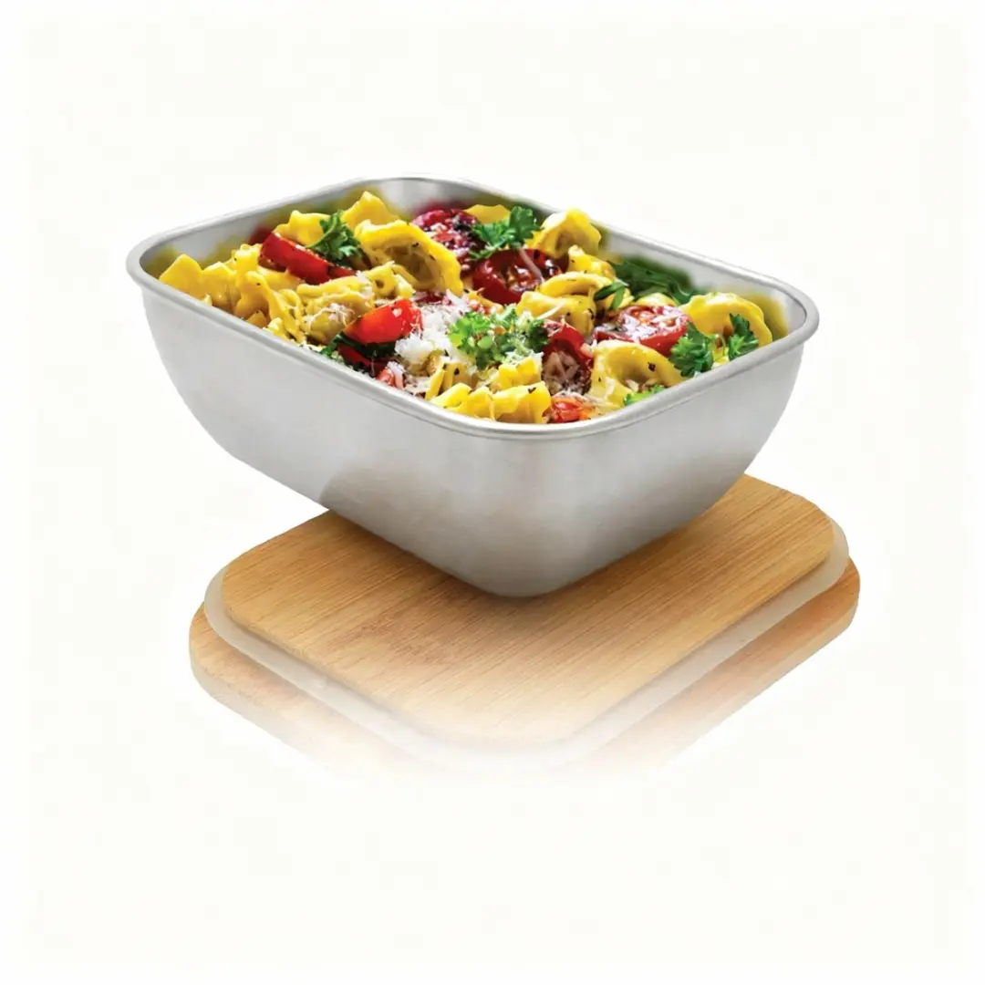 Fackelmann Move Lunchbox 400ml - Roestvrij staal - Zwart