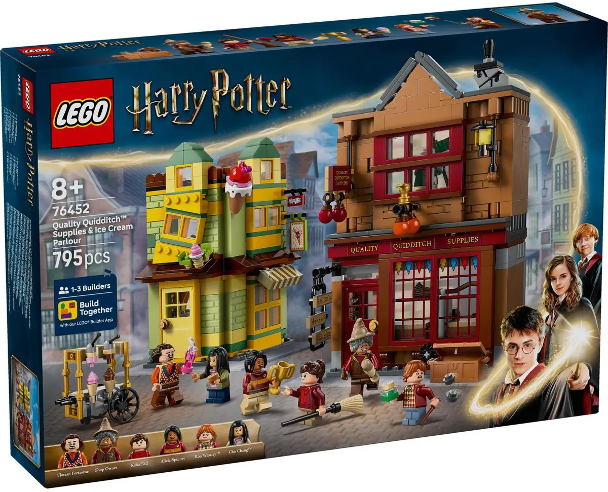 LEGO Harry Potter Zwik & Zwachtels Zwerkbalpaleis en IJssalon 76452 - 795 Stukken