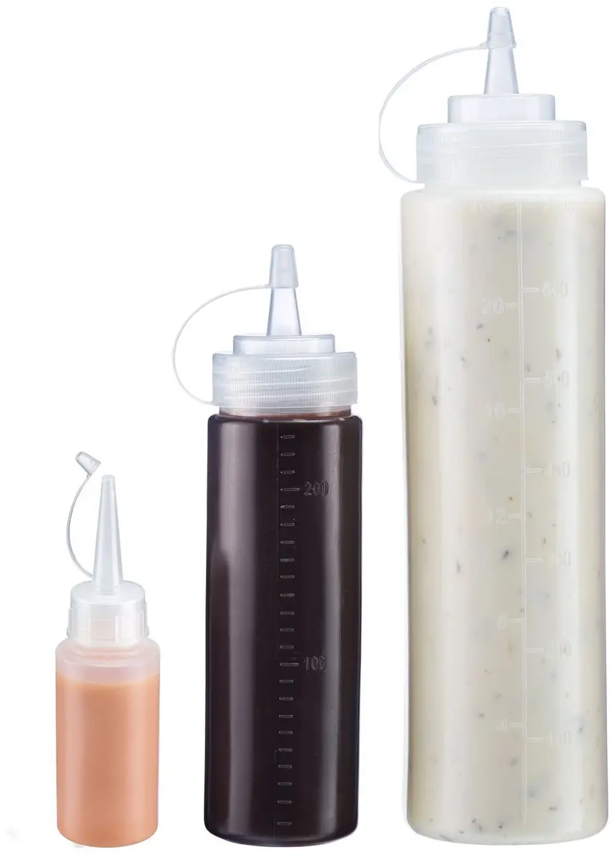 Westmark Knijpfles 50ml - 3 Stuks - Transparant