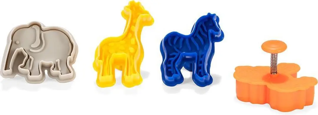 Patisse Set Uitsteekvormen 4-delig 5cm - Assorti