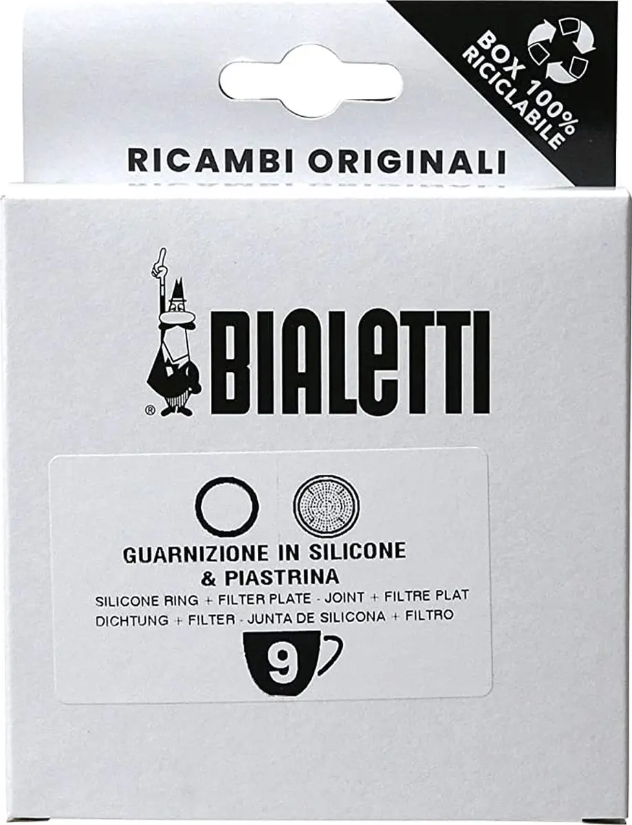 Bialetti Moka Filterplaatje + Siliconen Ring