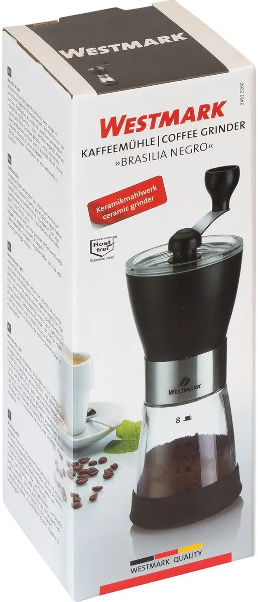 Westmark Brasilia Negro Handmatige Koffiemolen - Keramisch - 8 Kopjes - afbeelding 6 van 6