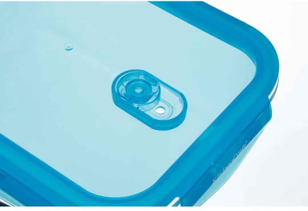 KitchenCraft Glas Voedselcontainer 1.5L - Transparant
