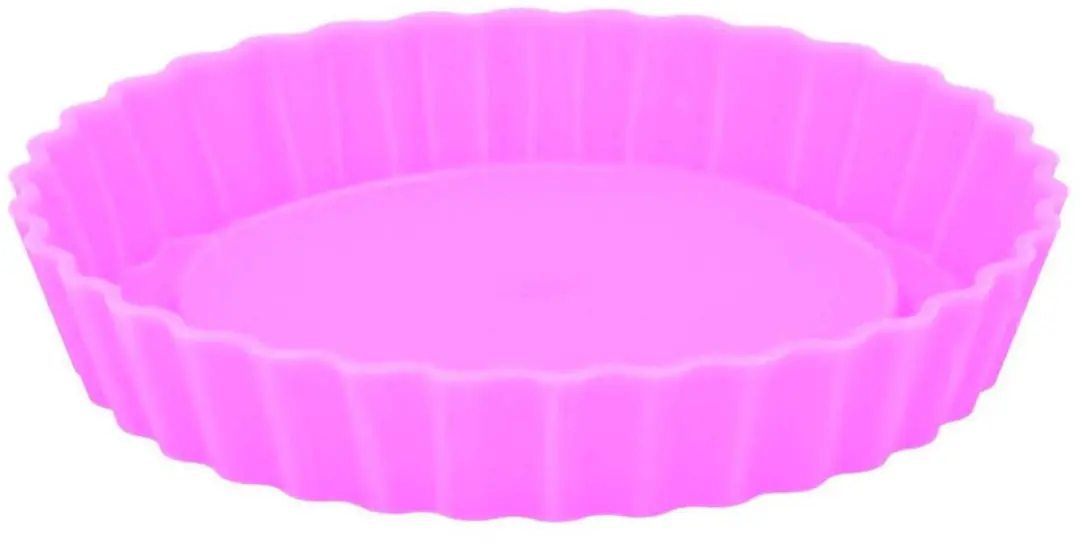 Alpina Silikonen Bakvorm Set 15cm - 4 Stuks - Rood/Rozerood - afbeelding 3 van 6