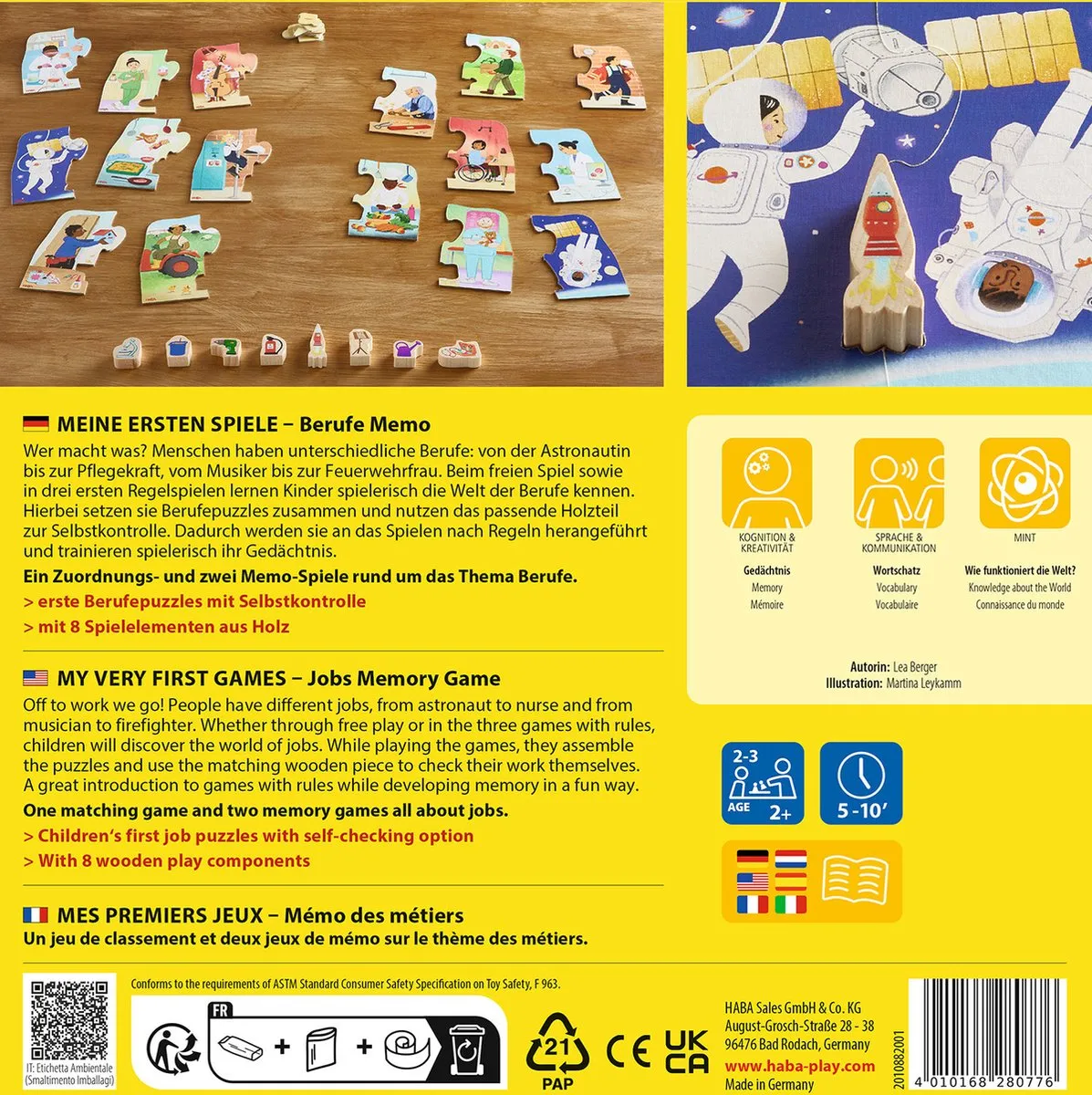 Haba Berufe Memo - 2010882001 - Multicolor