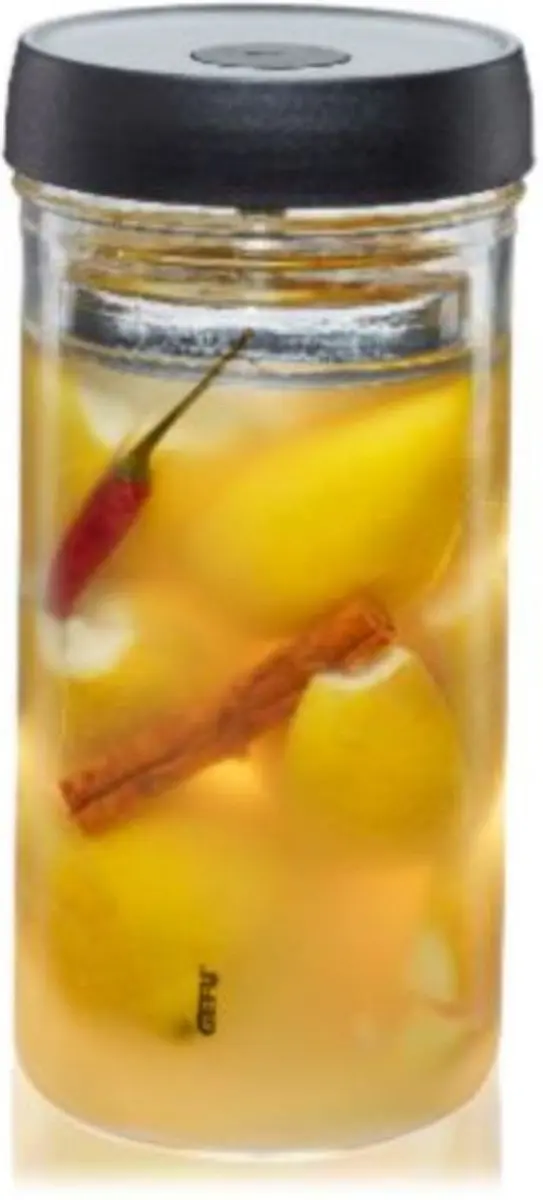 GEFU NATIVO Fermentatieglas 1500ml - Zwart