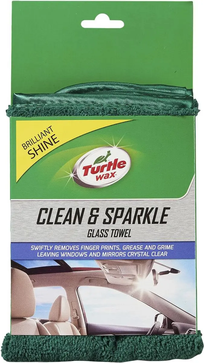 Turtle Wax Glasdoek Dual Action - Groen/Blauw - afbeelding 6 van 6