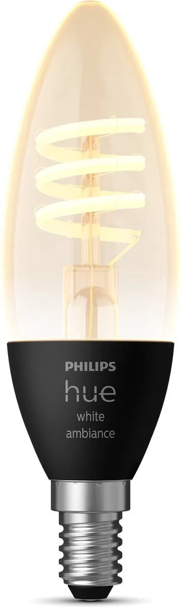 Philips Hue Filamentkaars E14 - 4.9W - 4500K - Amber
