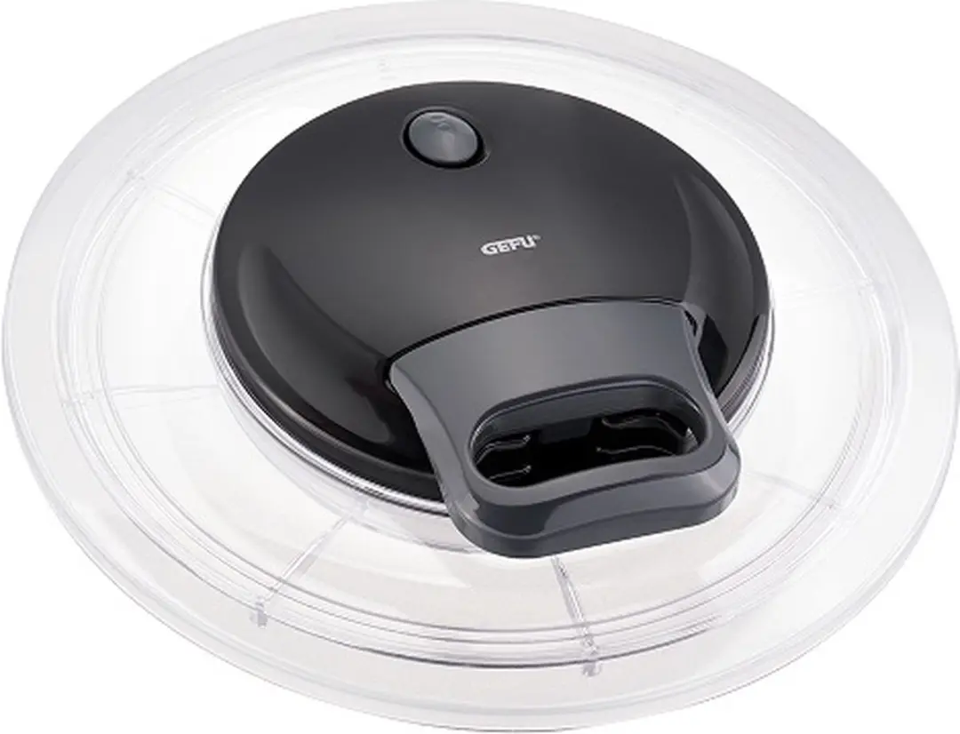 GEFU Pullit Slacentrifuge 4,5L - Ø25cm - Zilver/Zwart