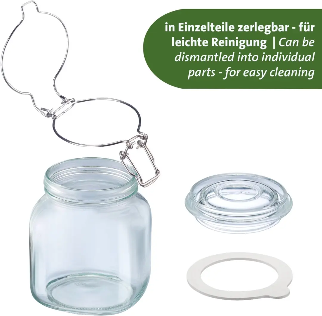 Westmark Fermentatieset 666022E6 - 6-delig - Transparant