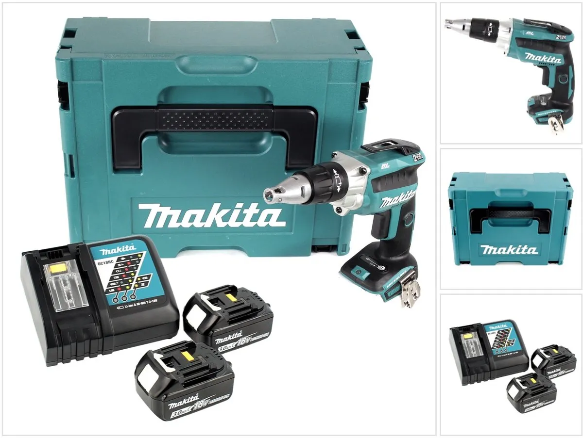 Makita DFS 250 RFJ Droogbouwschroevendraaier 18V