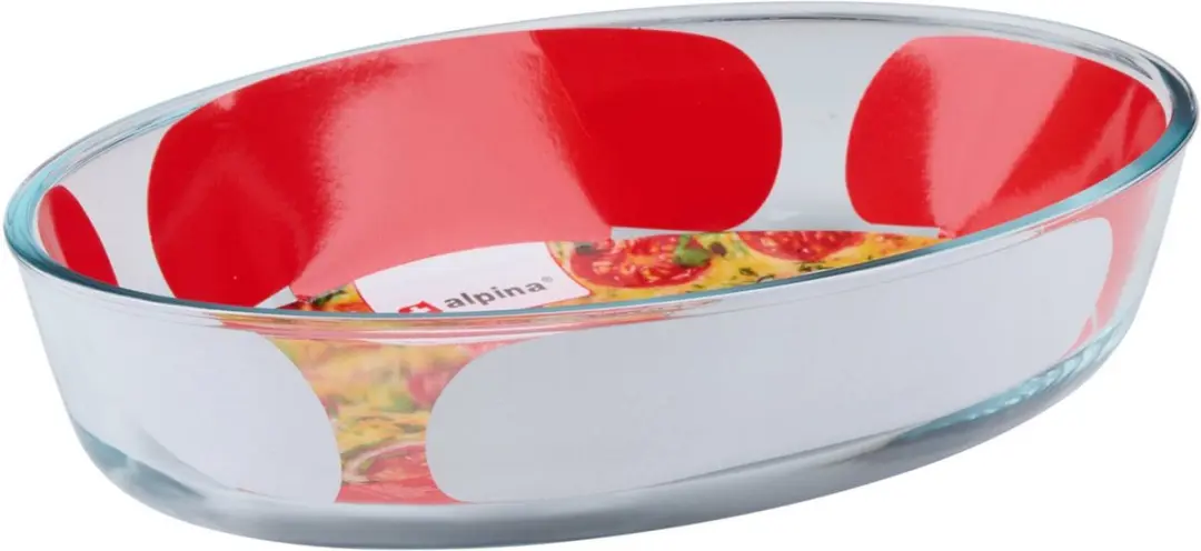 Alpina Ovenschaal Borosilicaat Glas - 2.4L - 30x21cm - Transparant