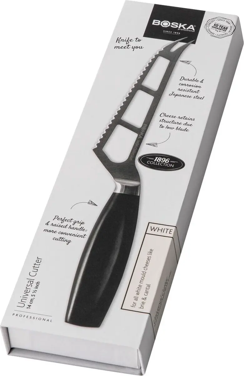 Boska Professionele Allessnijder Kaasmes 14cm - Wit