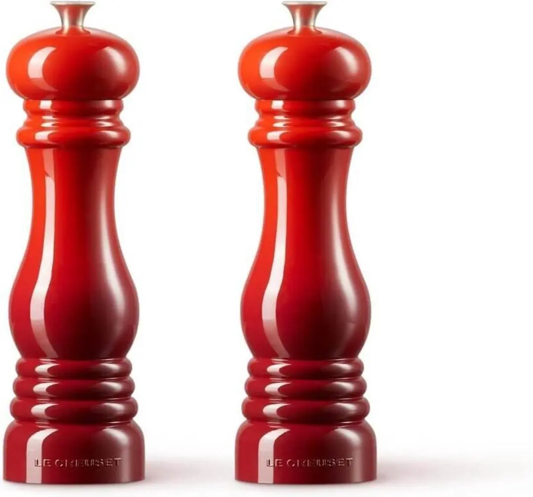 Le Creuset Peper- en Zoutmolen Kersenrood - 2 Stuks