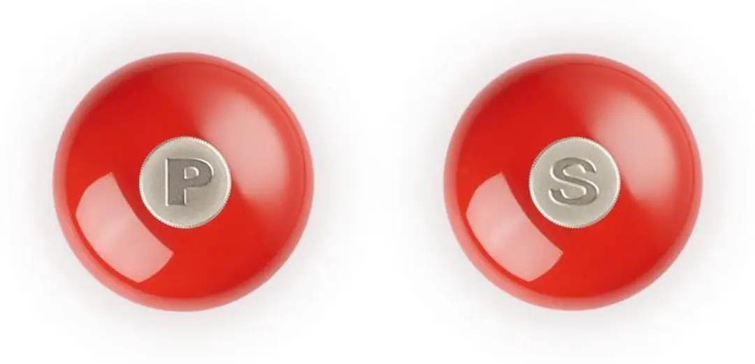 Le Creuset Peper- en Zoutmolen Kersenrood - 2 Stuks